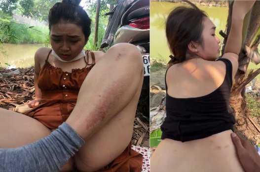 Chịch vợ thằng bạn bên sông