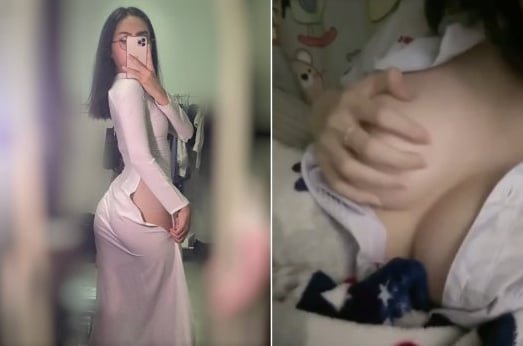 Làm tình nữ sinh mông lớn doggy thở dốc