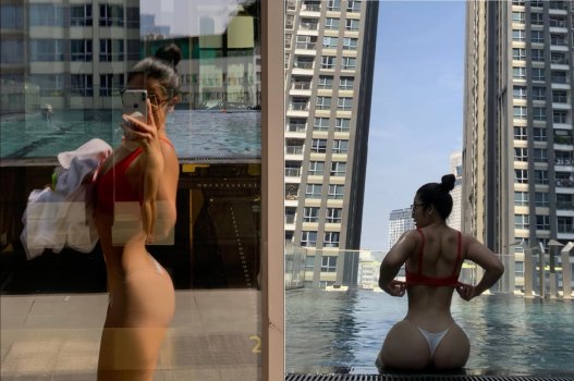 Mông săn chắc căng đụ đau háng nhẹ