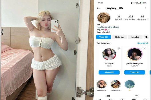 Sex Việt Nam Tiktoker Mykey xinh đẹp