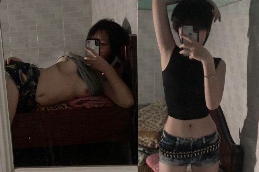 Tóc ngắn dễ thương quan hệ cả ngày